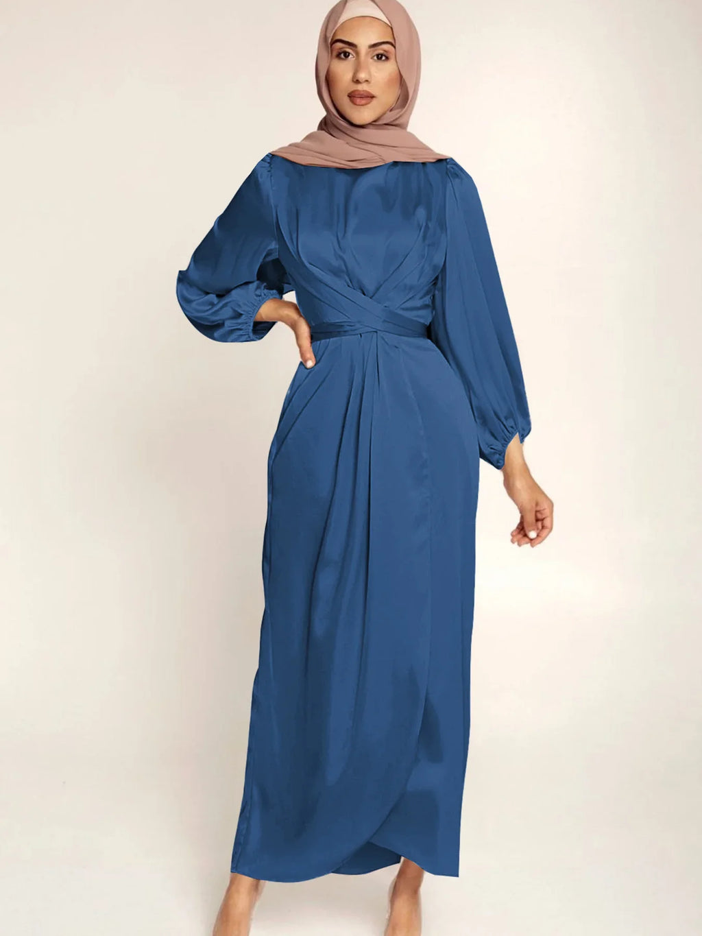 Soft Tunic Dress with Irregular Hem for Spring Women