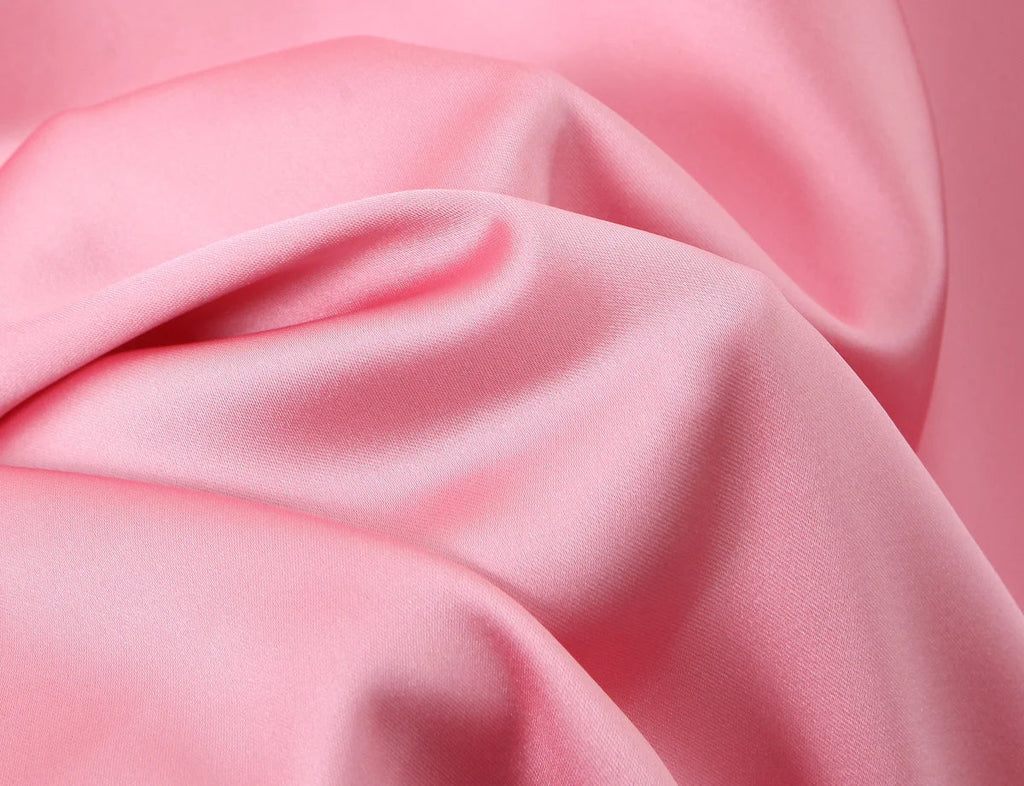 Sexy Satin Backless Suspender Dress Solid Color Glamour