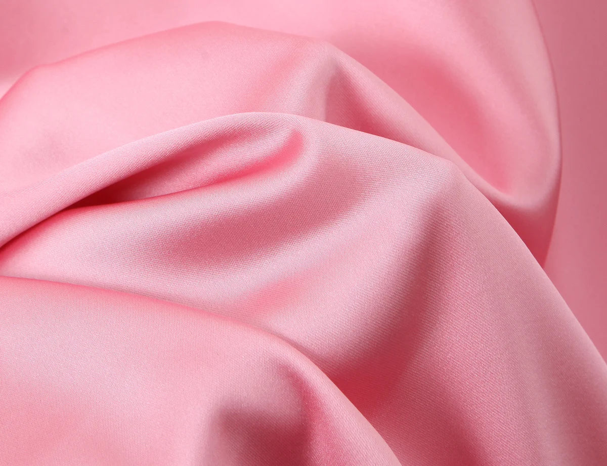 Sexy Satin Backless Suspender Dress Solid Color Glamour