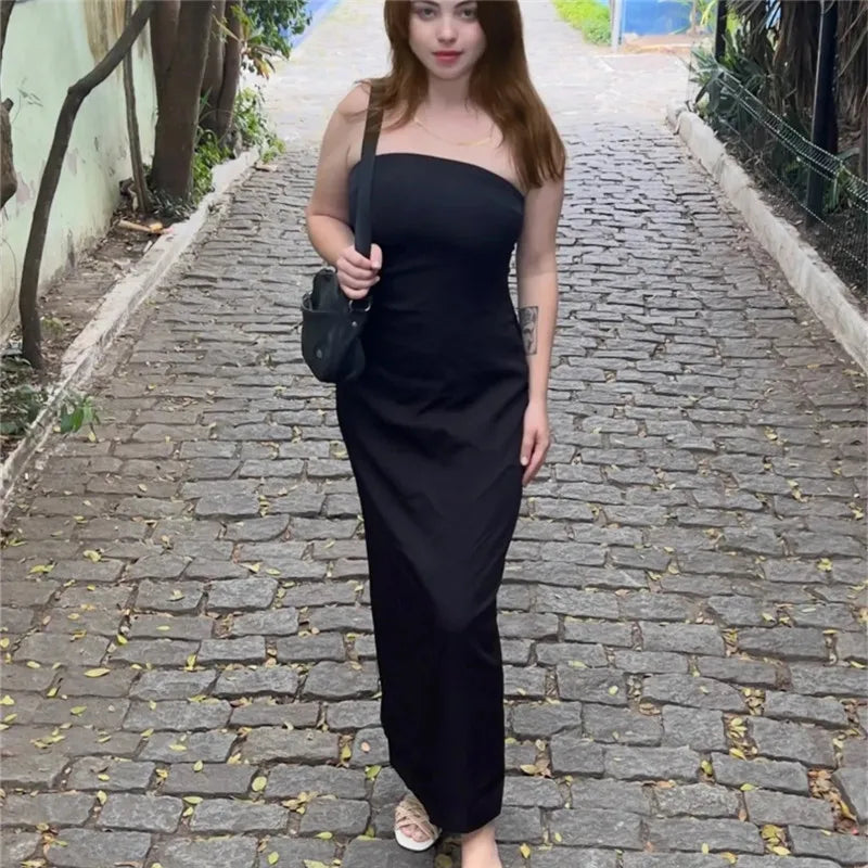 Women Off Shoulder Long Dress Ruched Bodycon Party Chic