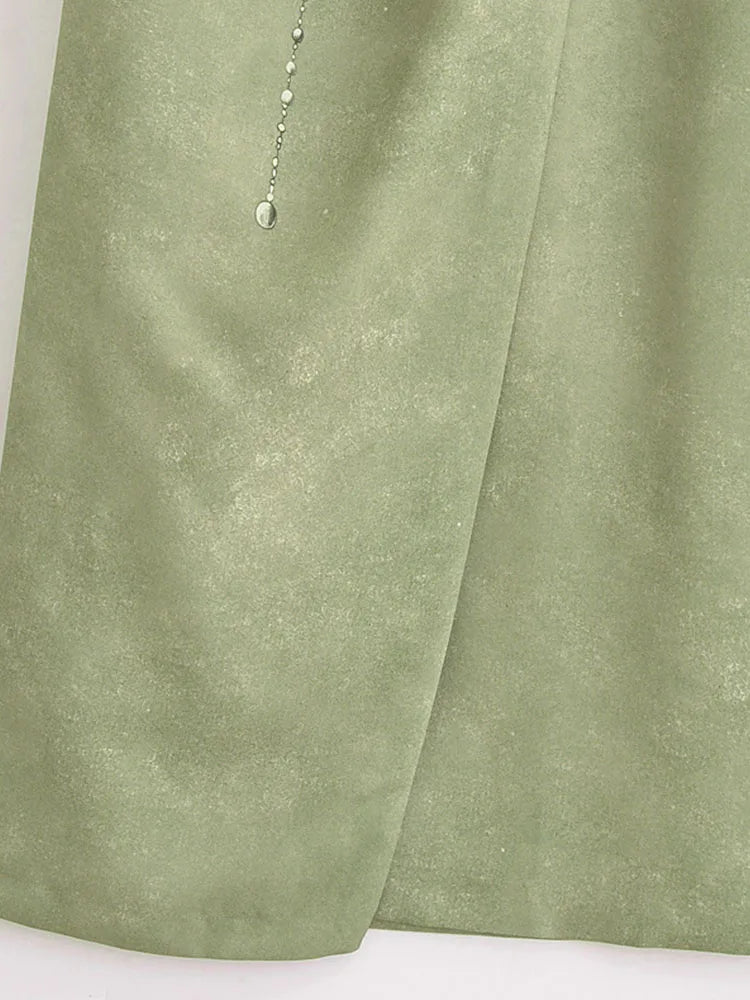 Floral Print Summer Midi Dress Women Three Quarter Sleeve