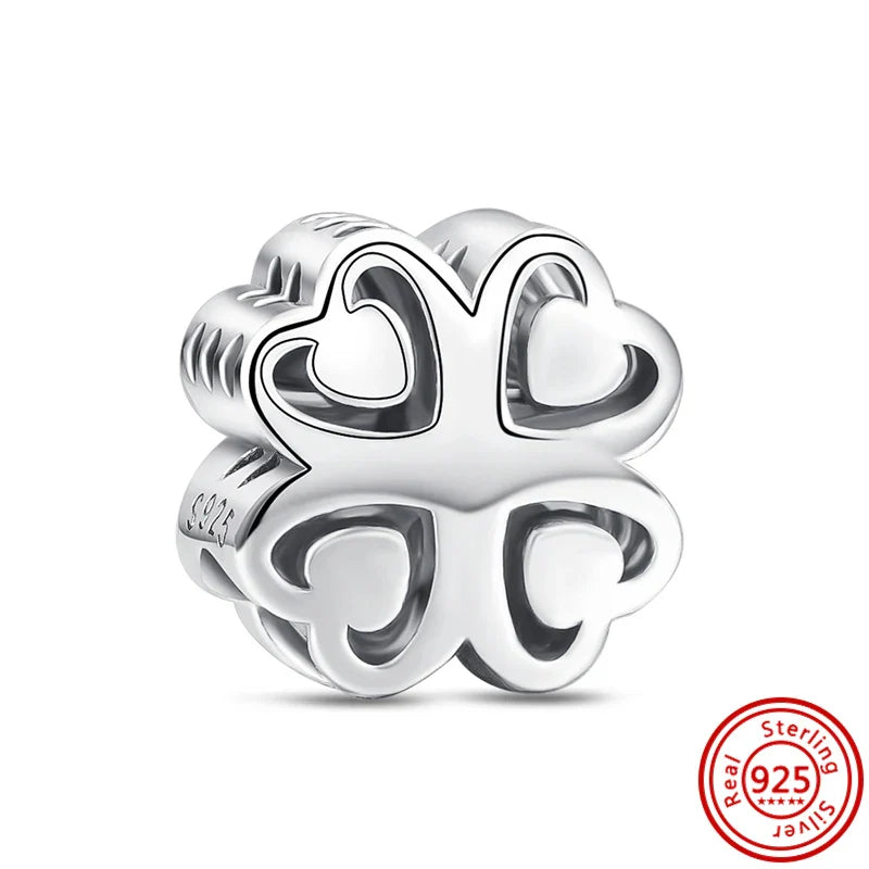 Fit Pantaro Peacock Cake Teeth Butterfly Crown S925 Silver Charms Beads Fine Jewelry for Women Gift