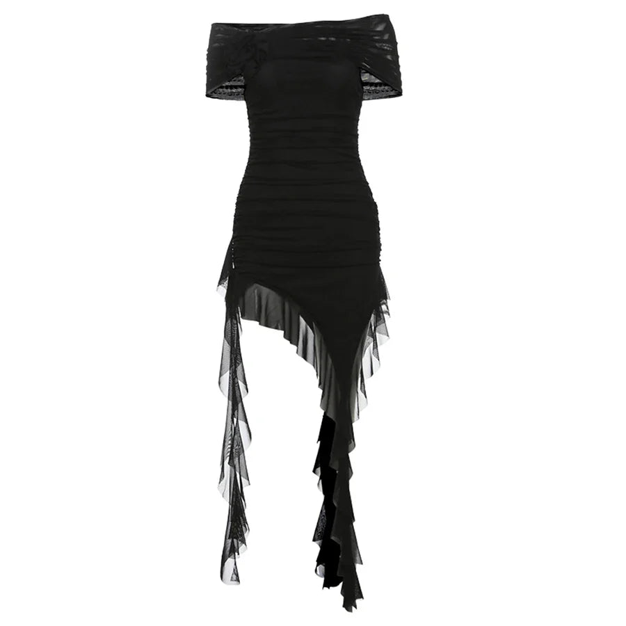 Elegant Bachelor Party Dress With Tassel Detail Evening