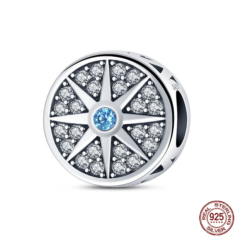 925 Silver Devil's Eye Charms Beads for Women DIY Jewelry Making