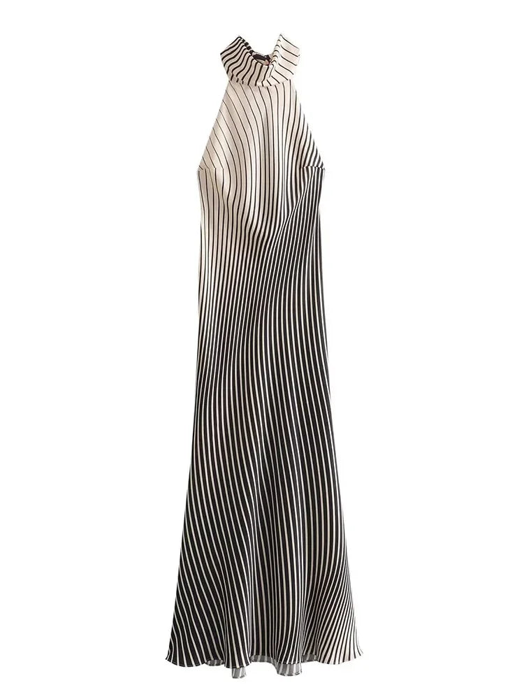 Elegant Halter Backless Evening Dress For Formal Parties