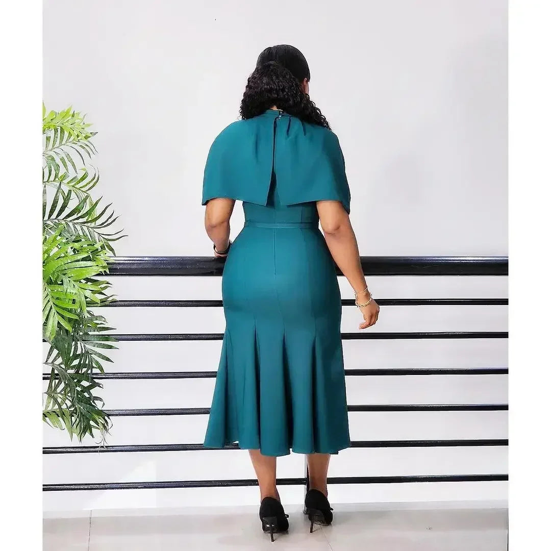 Elegant Church Dress For Women Modest Mermaid Cap Sleeve