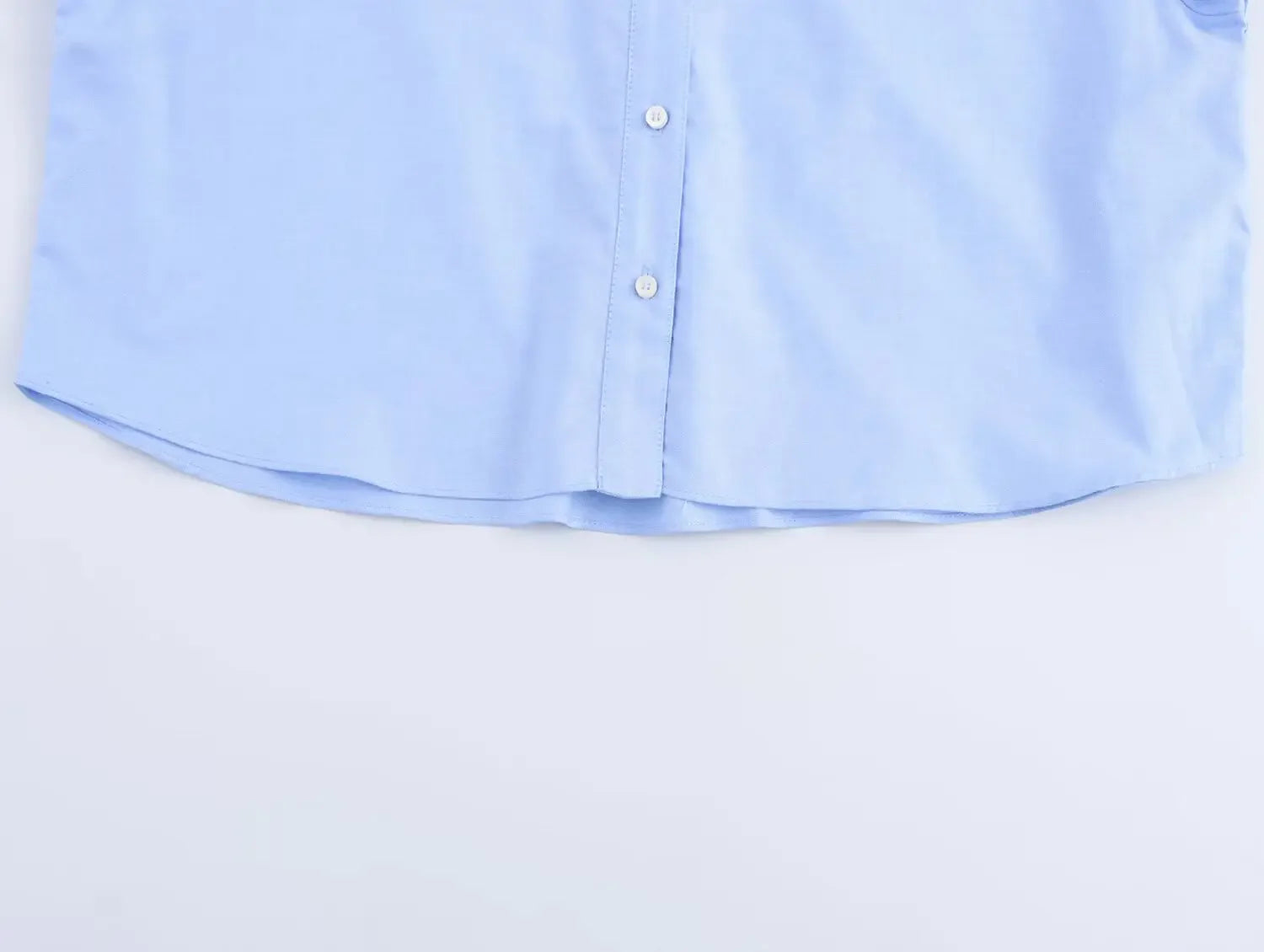 Women's Basic Short-Sleeved Lapel Shirt Simple Fashion Versatile Casual Top