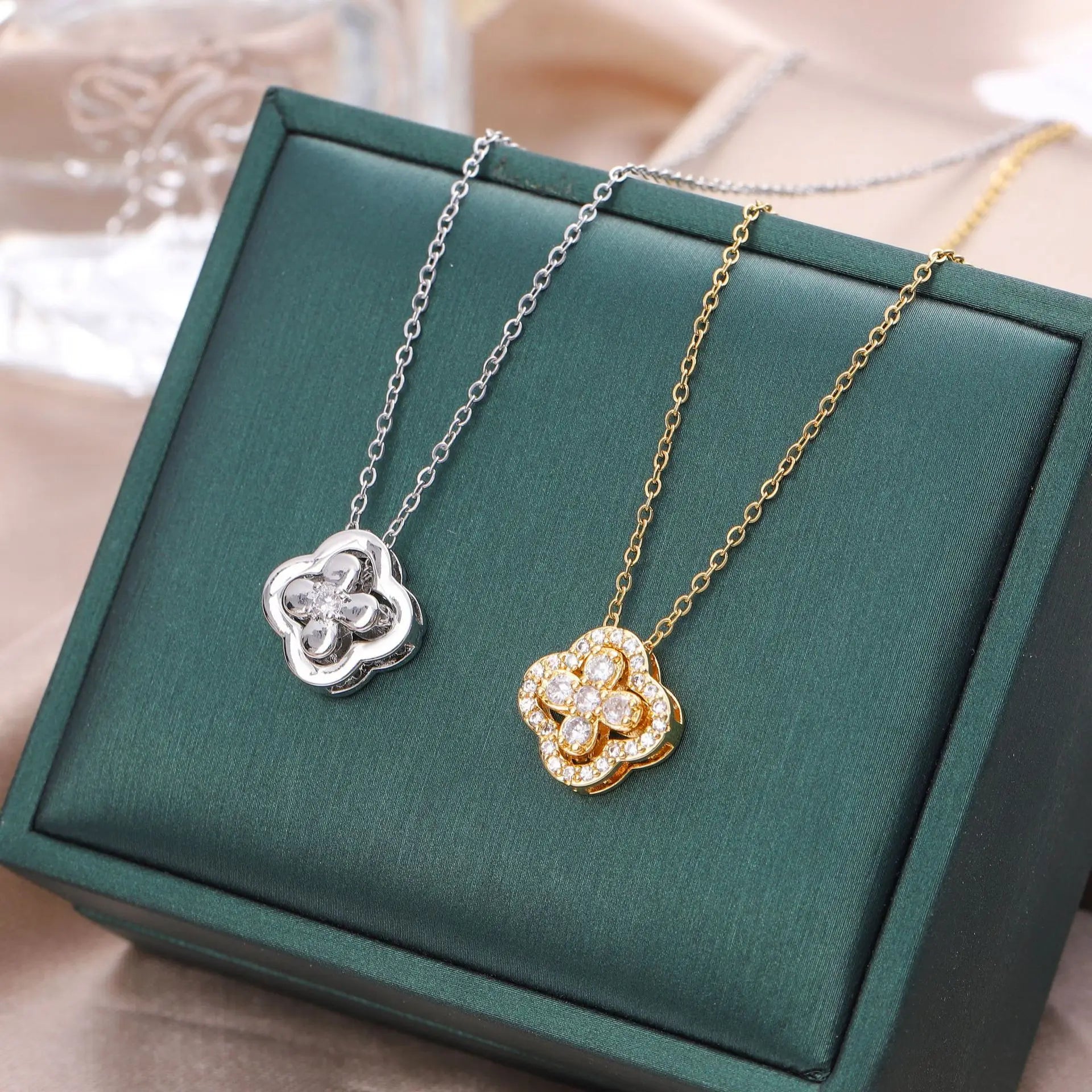 Stainless Steel Heart Necklace for Women Simple Pendant Jewelry Gift