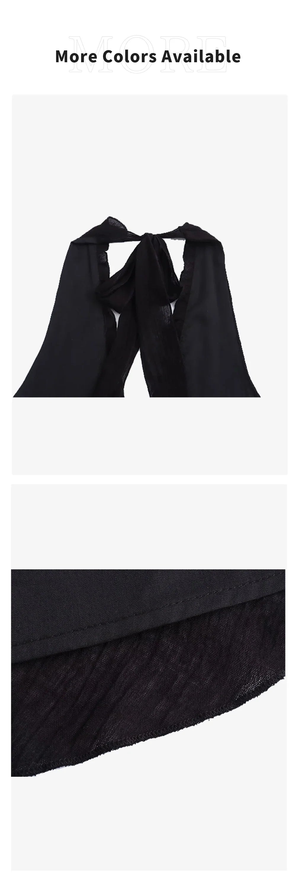 Backless Summer Dress Black Floral Layered V Neckline