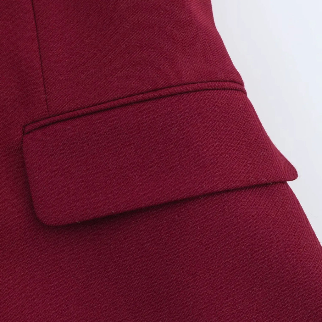 Women's V-neck Sleeveless Tank Top with Pocket and Solid Color Bellbottom Pants Set for Spring Fashion