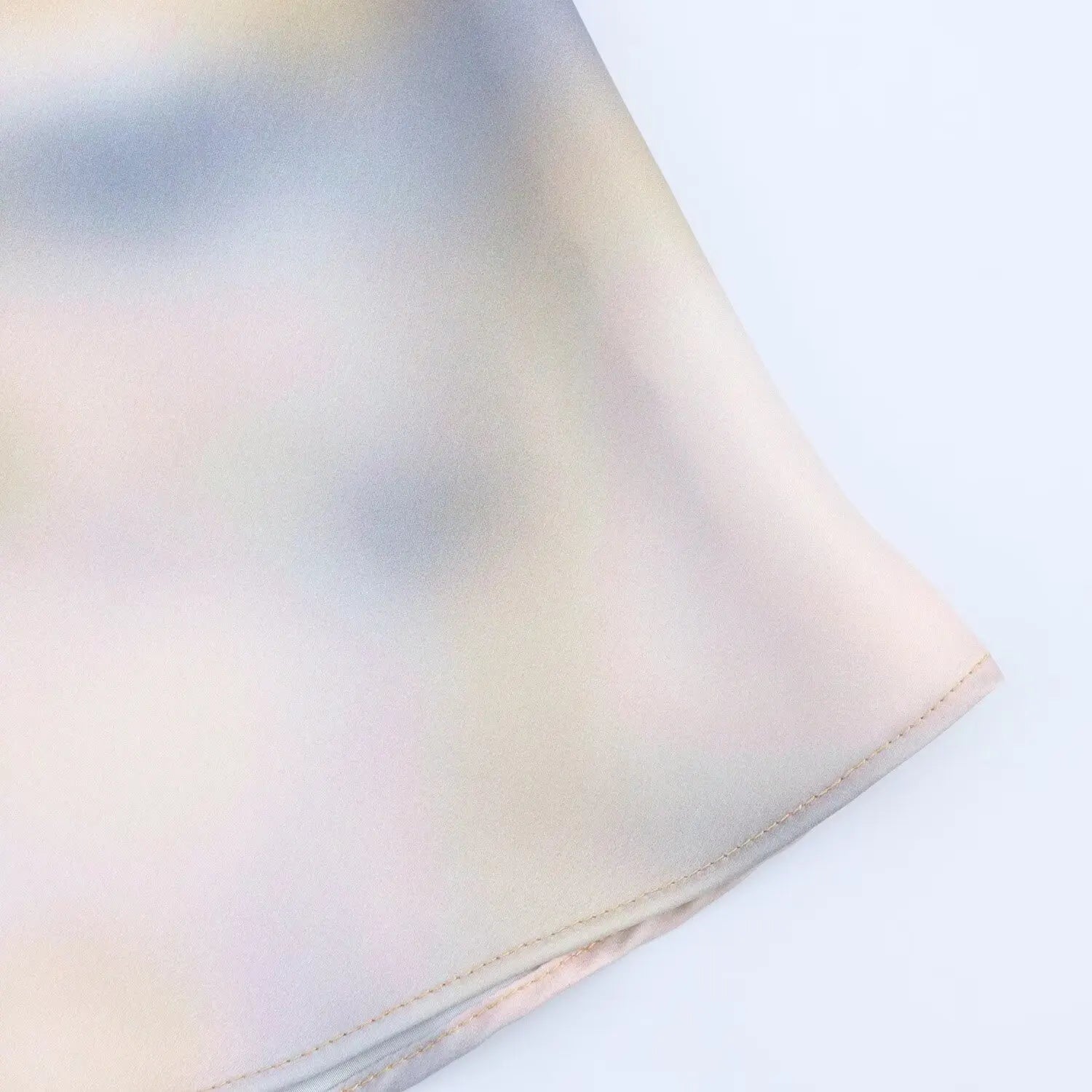 Women's Tie Dye Texture Vertical Collar Shirt with High Waist Slimming Skirt Set Spring Casual Chic Elegant Outfit