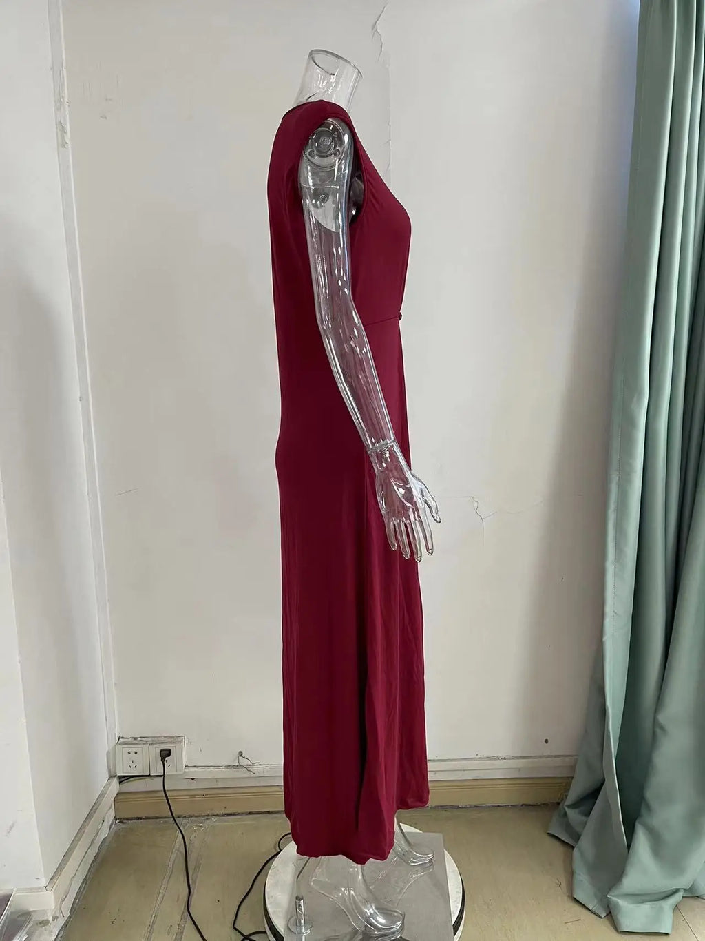 Casual Outing Dress With Round Neck For Everyday Wear