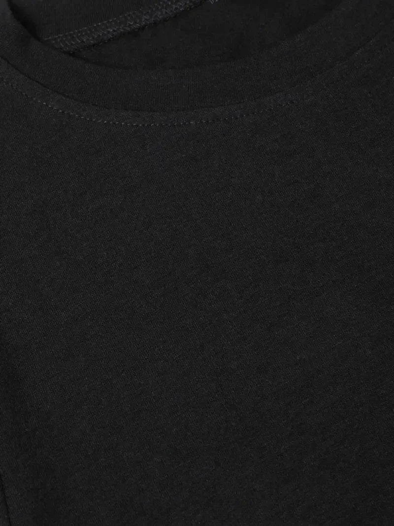 Women's Colorful Bear Print Casual Summer T-Shirt with Large Round Neck and Short Sleeves