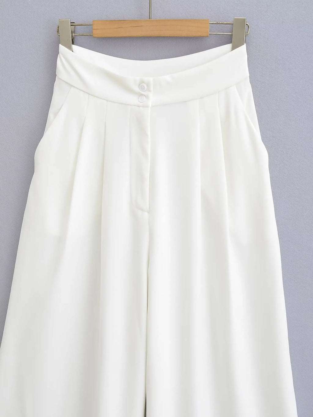 Summer Women's Casual Two-Piece Suit with Lace-Up Tank Top and Pleated Loose Trousers