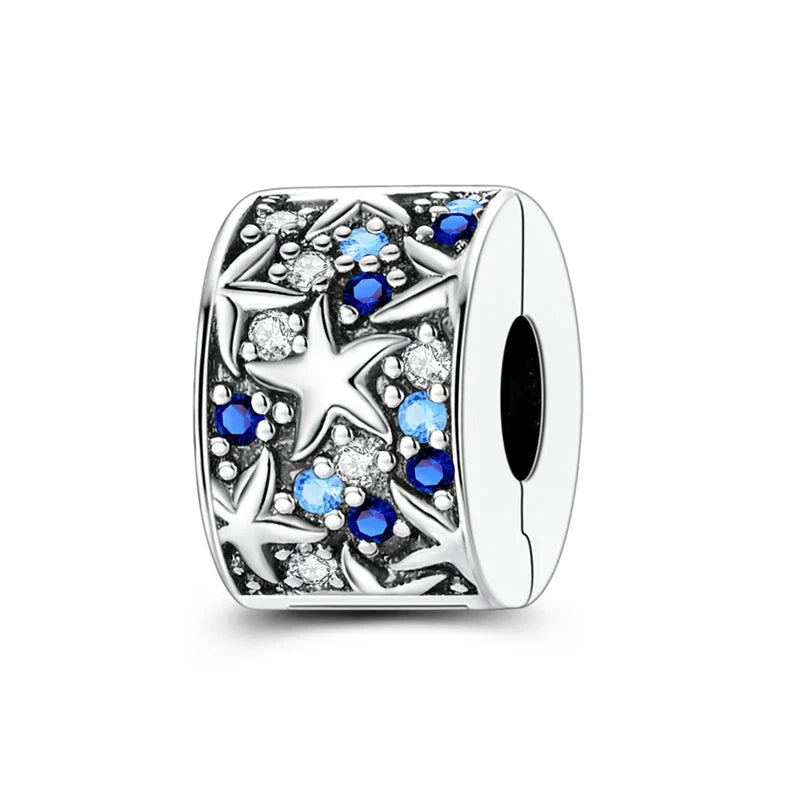 Underwater World 925 Sterling Silver Ocean Animal Pendant for DIY Bracelet or Necklace