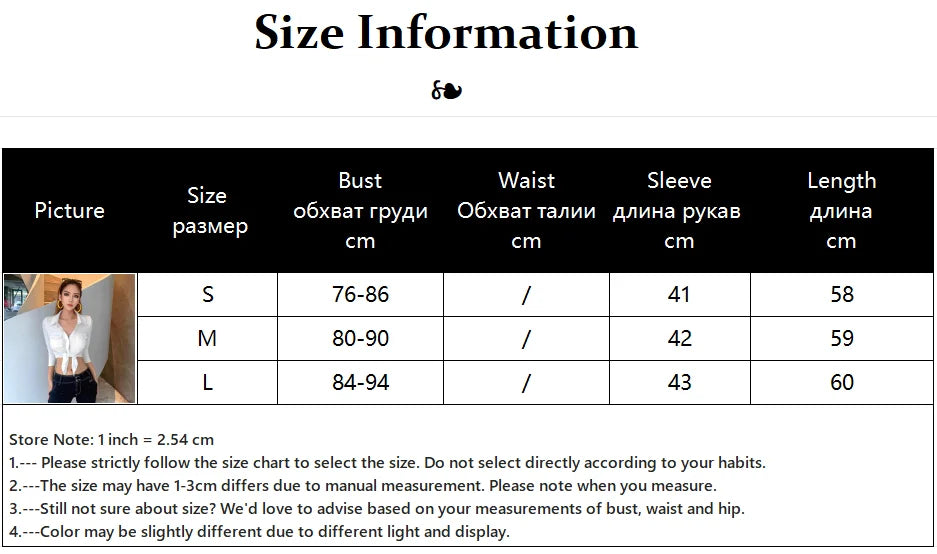 Sexy Polo Neck Button Up Crop Top Cardigan with Long Sleeves Twist Knot Bandage Vest for Women