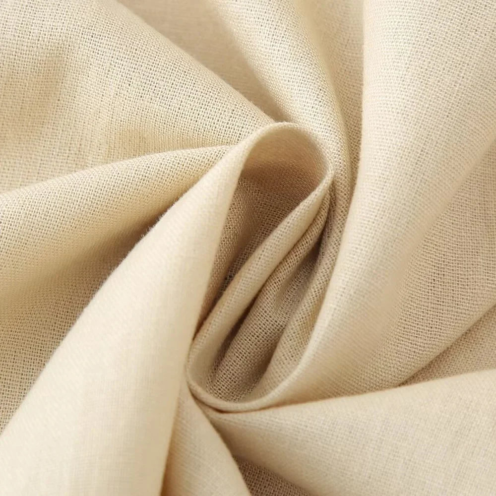 Slim Fit Linen Blend Mini Dress With Bow Decoration