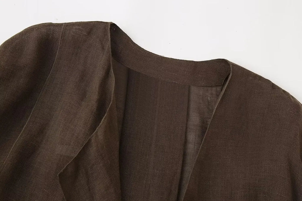 Casual Chic Solid Two Piece Women Set with Long Sleeve Kimono Jacket and Pants Nightwear Suit