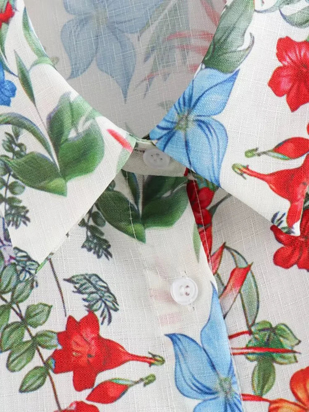 Women's Bohemian Casual Trousers Set with Long Sleeve Shirt and High Waisted Wide Leg Pants