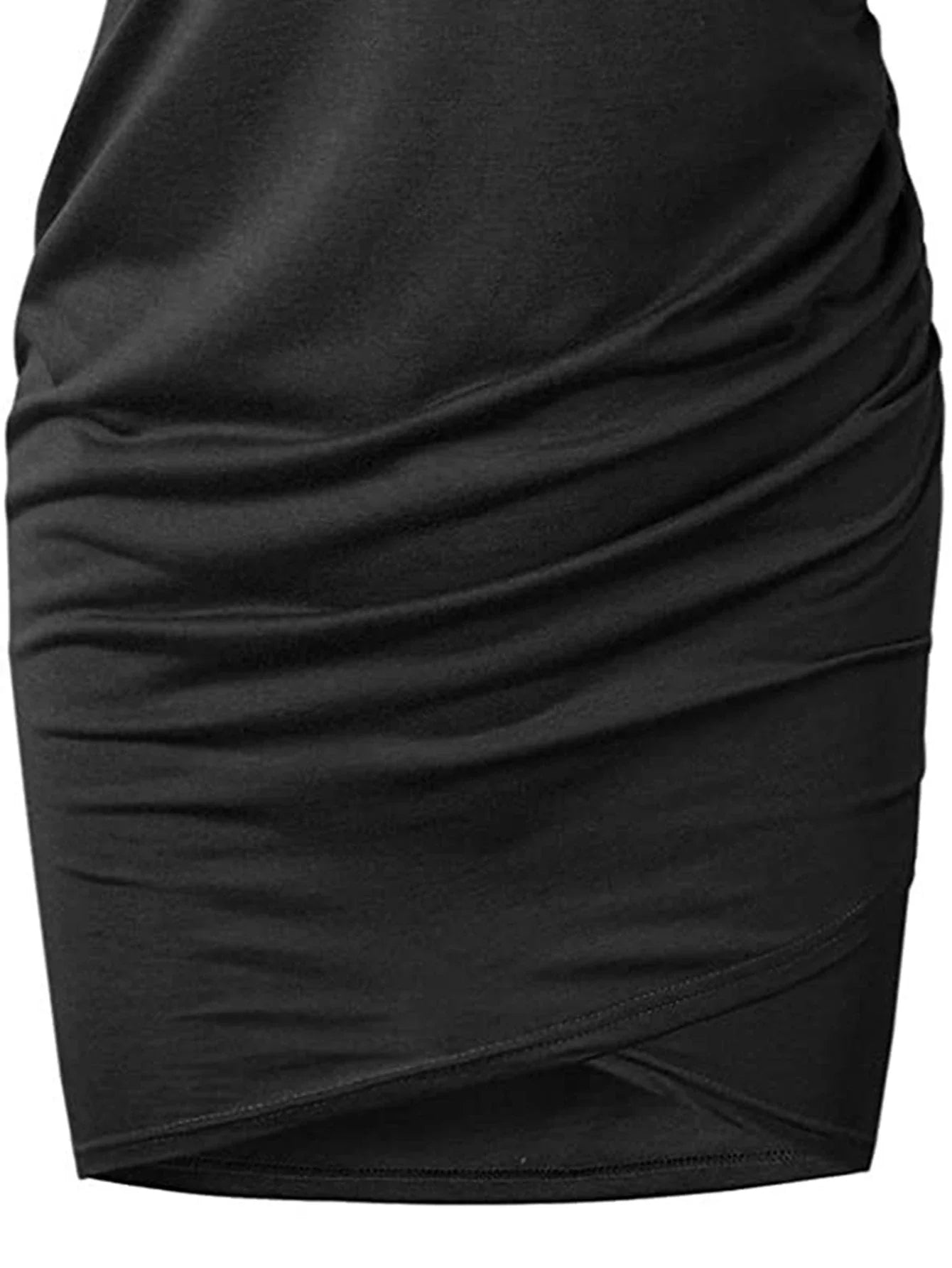 Ruched Summer Sleeveless Tank Dress Mini Party Dress