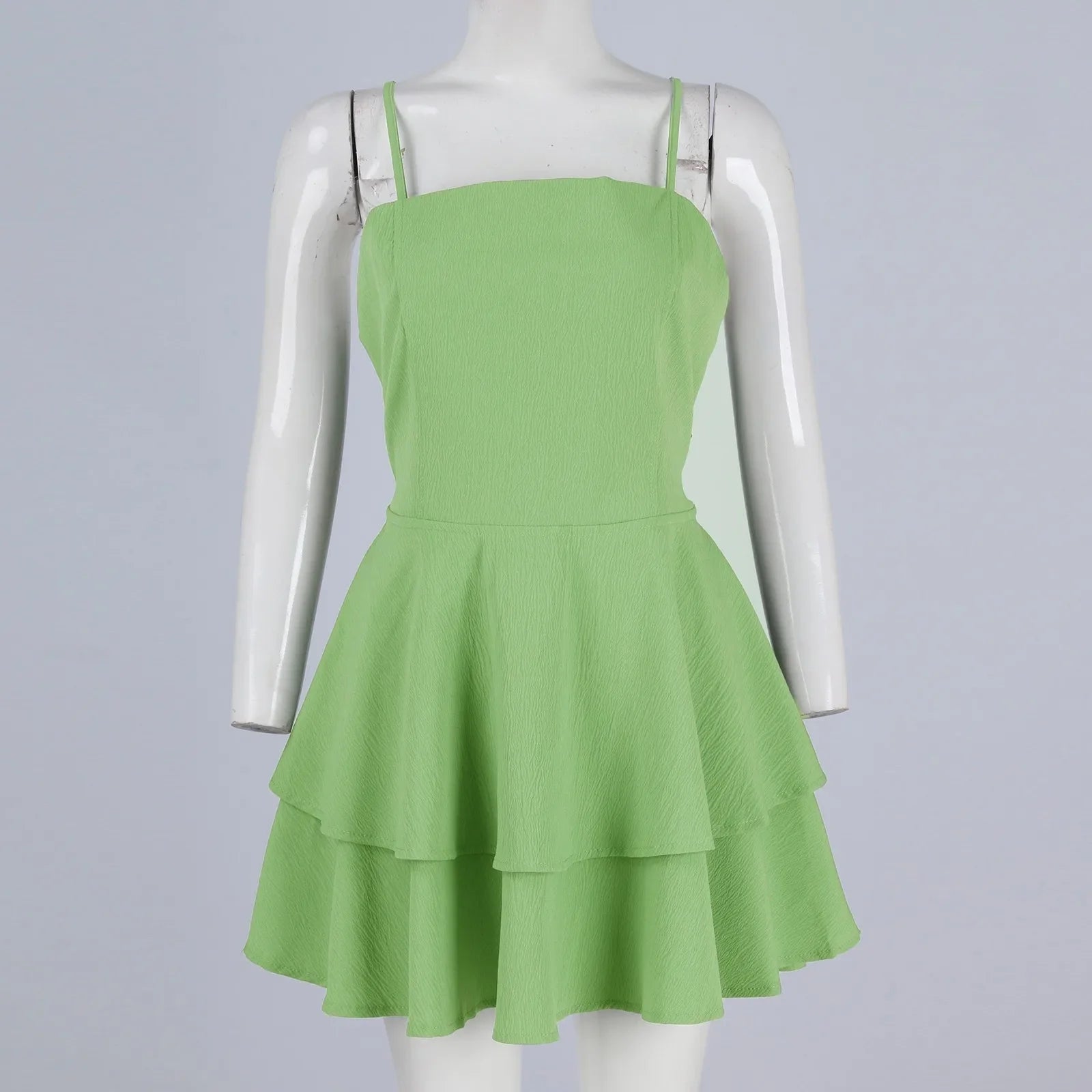 Backless Party Dress With Suspender Cake Skirt For Women