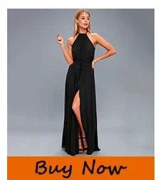 Boho Maxi Dress Women Sleeveless O Neck Backless Sundress