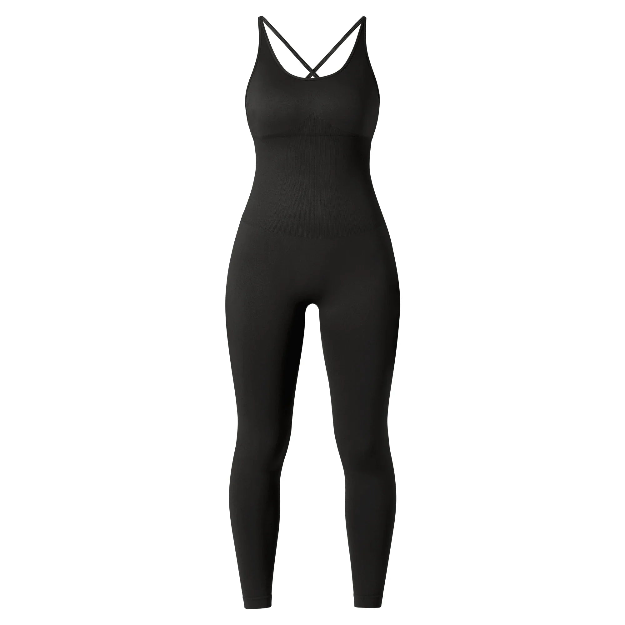 Solid Sexy Sleeveless Jumpsuit for Women Summer Backless Bodycon Romper Casual Playsuit Trendy Sportswear Streetwear