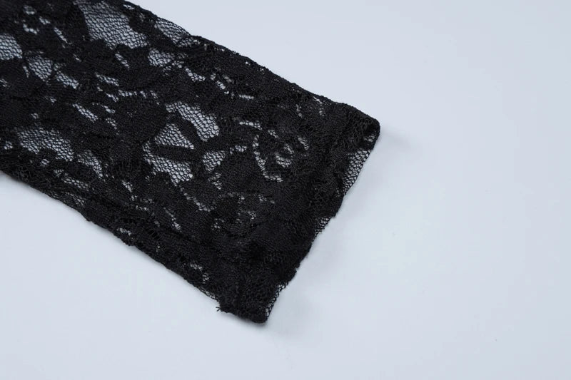 Floral Print Sheer Maxi Dress Long Sleeve Bodycon Evening