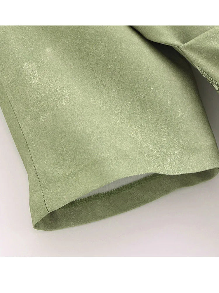 Floral Print Summer Midi Dress Women Three Quarter Sleeve