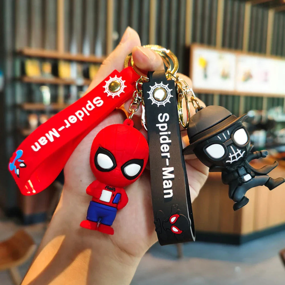 Spider-Man Keychain Cartoon Comics Pendant Jewelry Gift for Friends