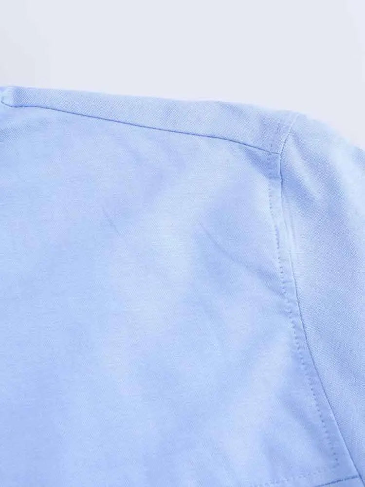 Women's Basic Short-Sleeved Lapel Shirt Simple Fashion Versatile Casual Top