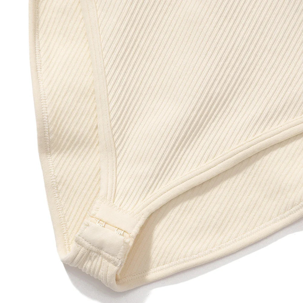 Bodycon Long Sleeve Jumpsuit for Women Zipper Romper Playsuit Fashion Streetwear Autumn Winter Slim Fit Bodysuit