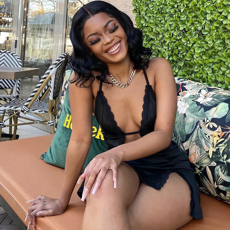 Women Backless Midi Dress Bodycon For Party Club Evening