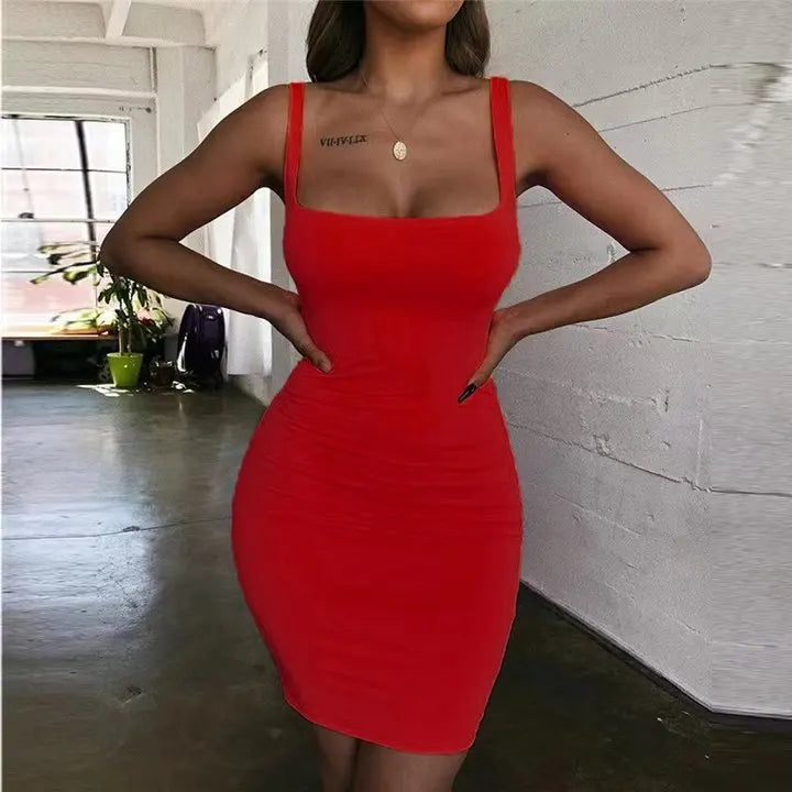 Backless Bodycon Dress for Party and Beach Vacation