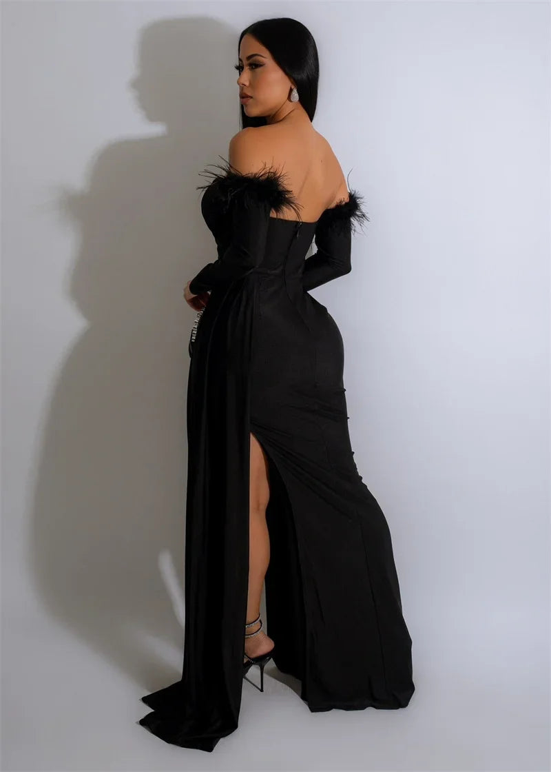 Off Shoulder Mermaid Evening Dress For Formal Party Guest