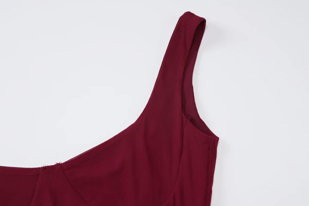 Sexy Mesh Patchwork Maxi Dress Sleeveless Evening Party Wear