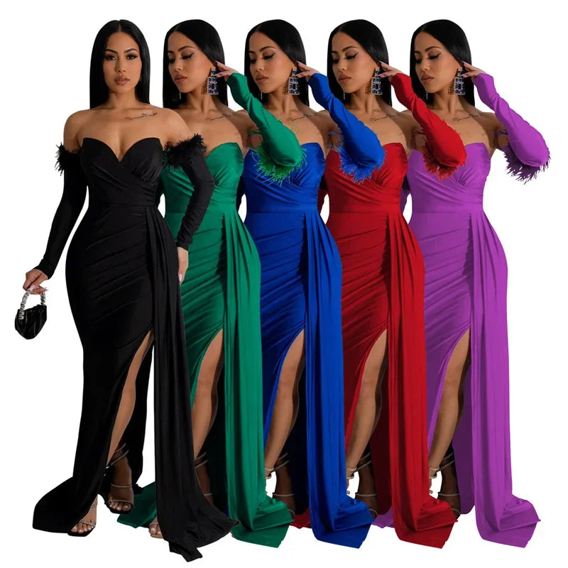 Off Shoulder Mermaid Evening Dress For Formal Party Guest
