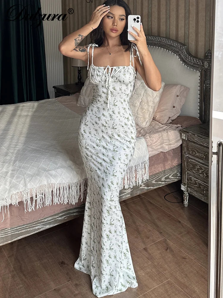 Elegant Women Evening Dress Bodycon Long Gown Summer