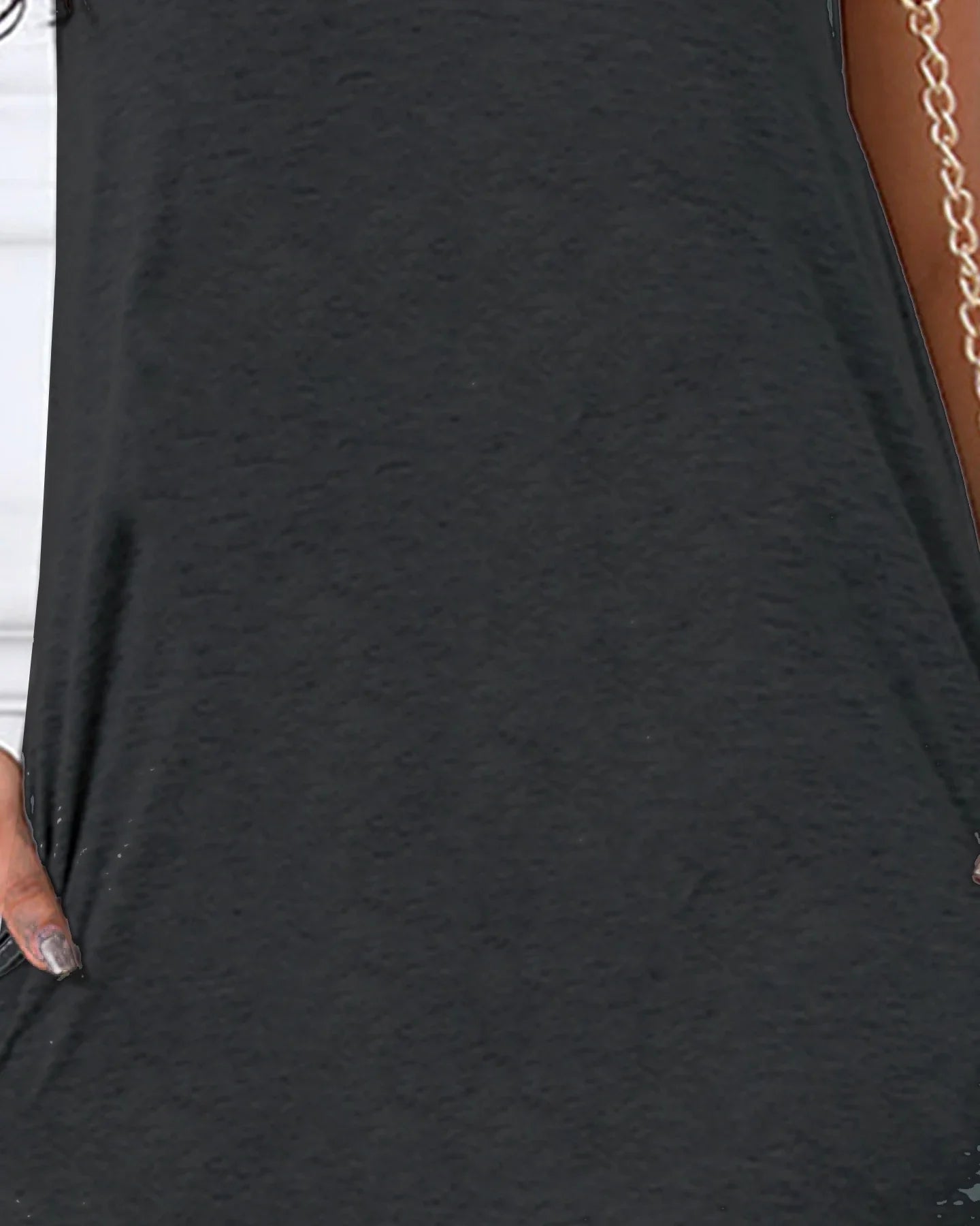 Women's Summer Letter Print Loose Vneck Pocket Dress