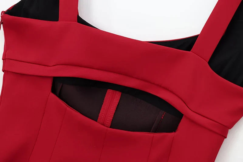 Backless Slip Dress For Women Cutout Short Sexy Party