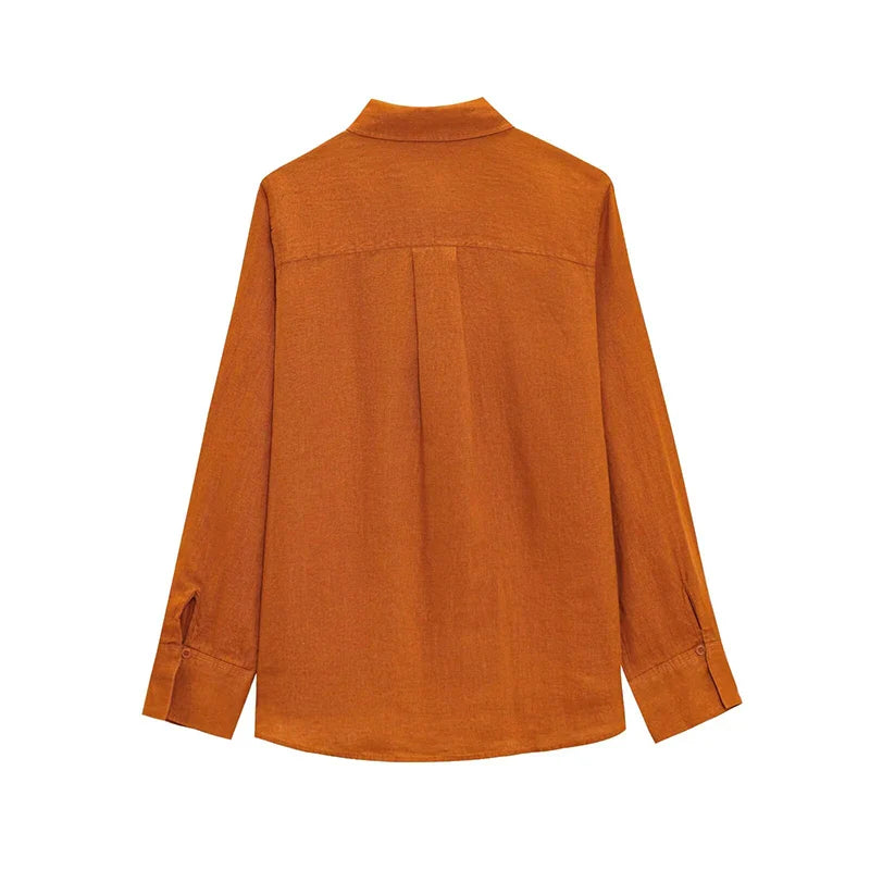 Wide Leg Pants Set for Women Casual Two Piece Outfit with Long Sleeve Shirt and Top