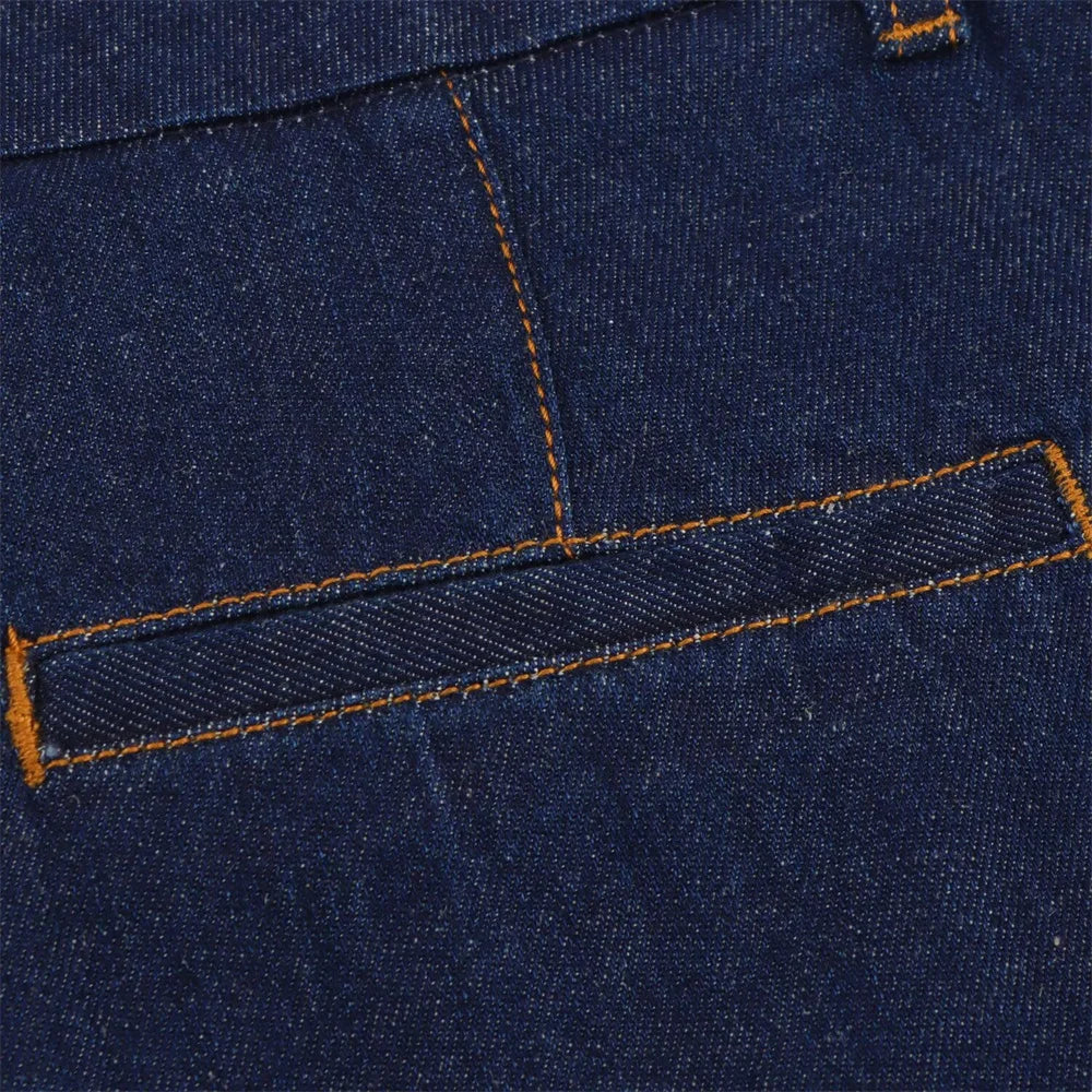 Women Denim Set Loose Fit Button Down Shirt and Wide Leg Pants Casual Outfit