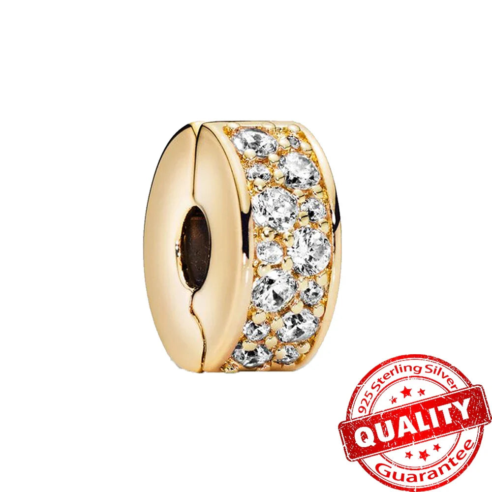 925 Sterling Silver Love Heart Envelope Rose Pendant with Crystal Ball for DIY Bracelet and Necklace Jewelry Gifts