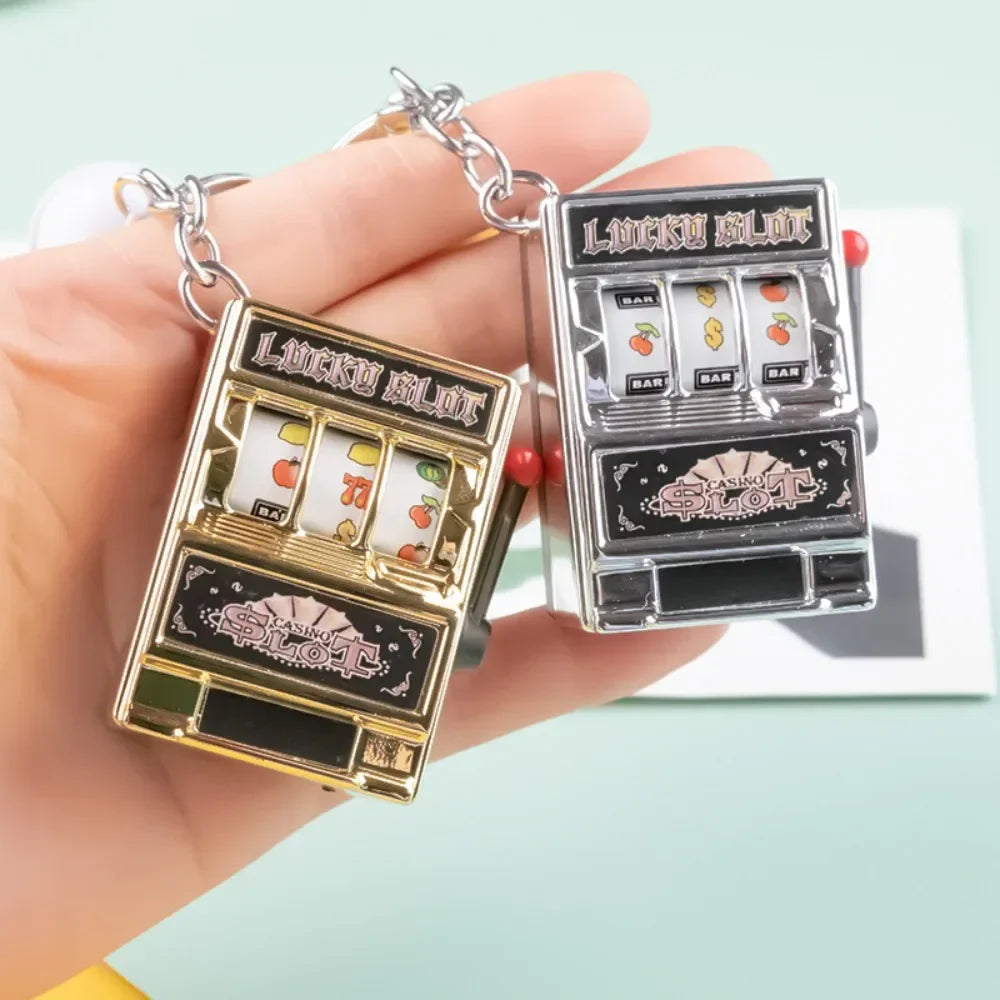 Creative Fruit Machine Keychain for Car Pendant Personalized Gift Accessories