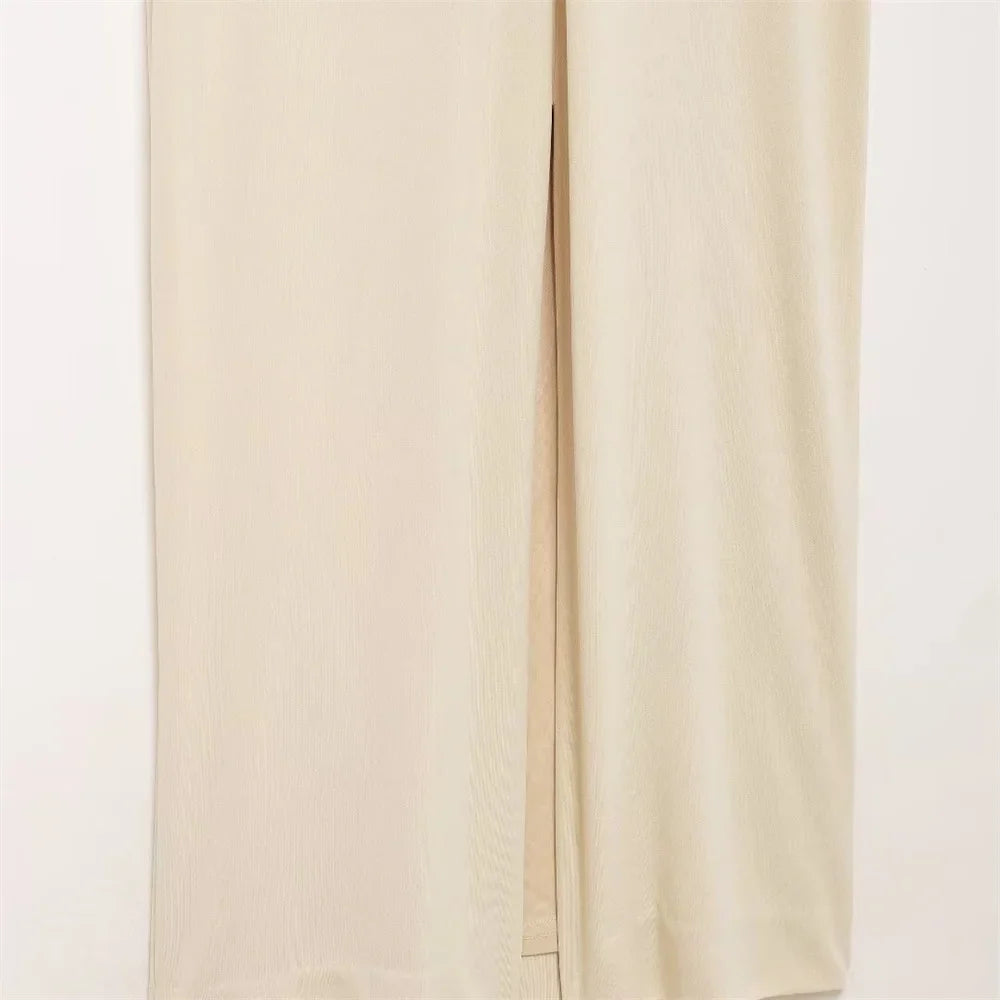 Sleeveless Summer Dress For Women Slimming Round Neck