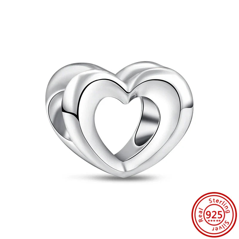 Fit Pantaro Peacock Cake Teeth Butterfly Crown S925 Silver Charms Beads Fine Jewelry for Women Gift