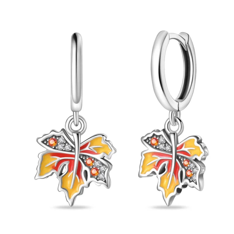 Colorful Butterfly Bee Ladybug Rainbow Flower Earrings in 925 Sterling Silver for Women Fashion Jewelry Gifts