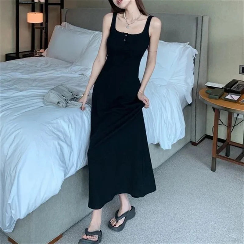 Bodycon Dress Spaghetti Strap Pleated For Women Spring