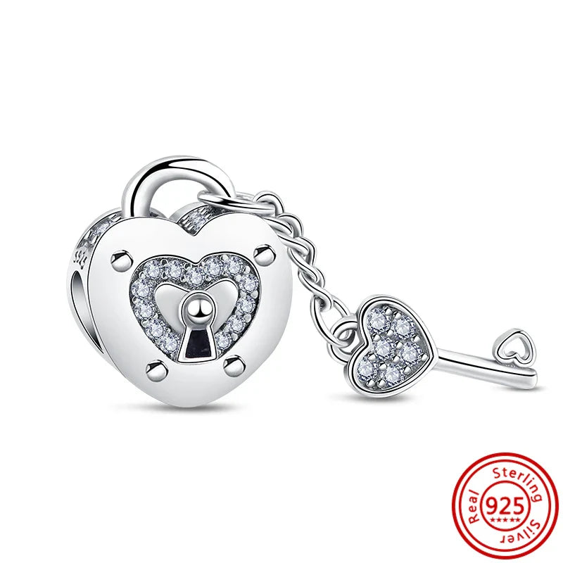 Fit Pantaro Peacock Cake Teeth Butterfly Crown S925 Silver Charms Beads Fine Jewelry for Women Gift