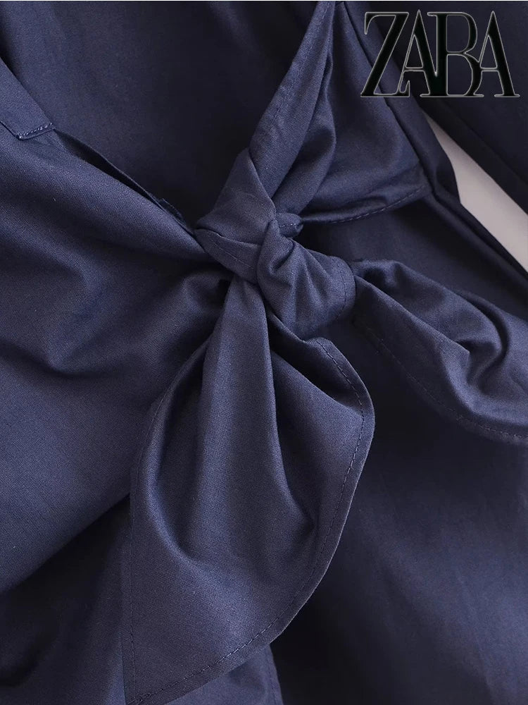 Womens Silk Texture Loose Suit with Knotted Lapel Long Sleeve Shirt and Comfortable Wide Leg Pants Two Piece Set